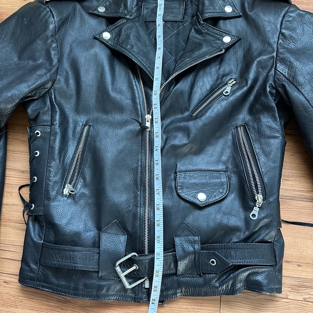 Source Unknown Black Leather Jacket